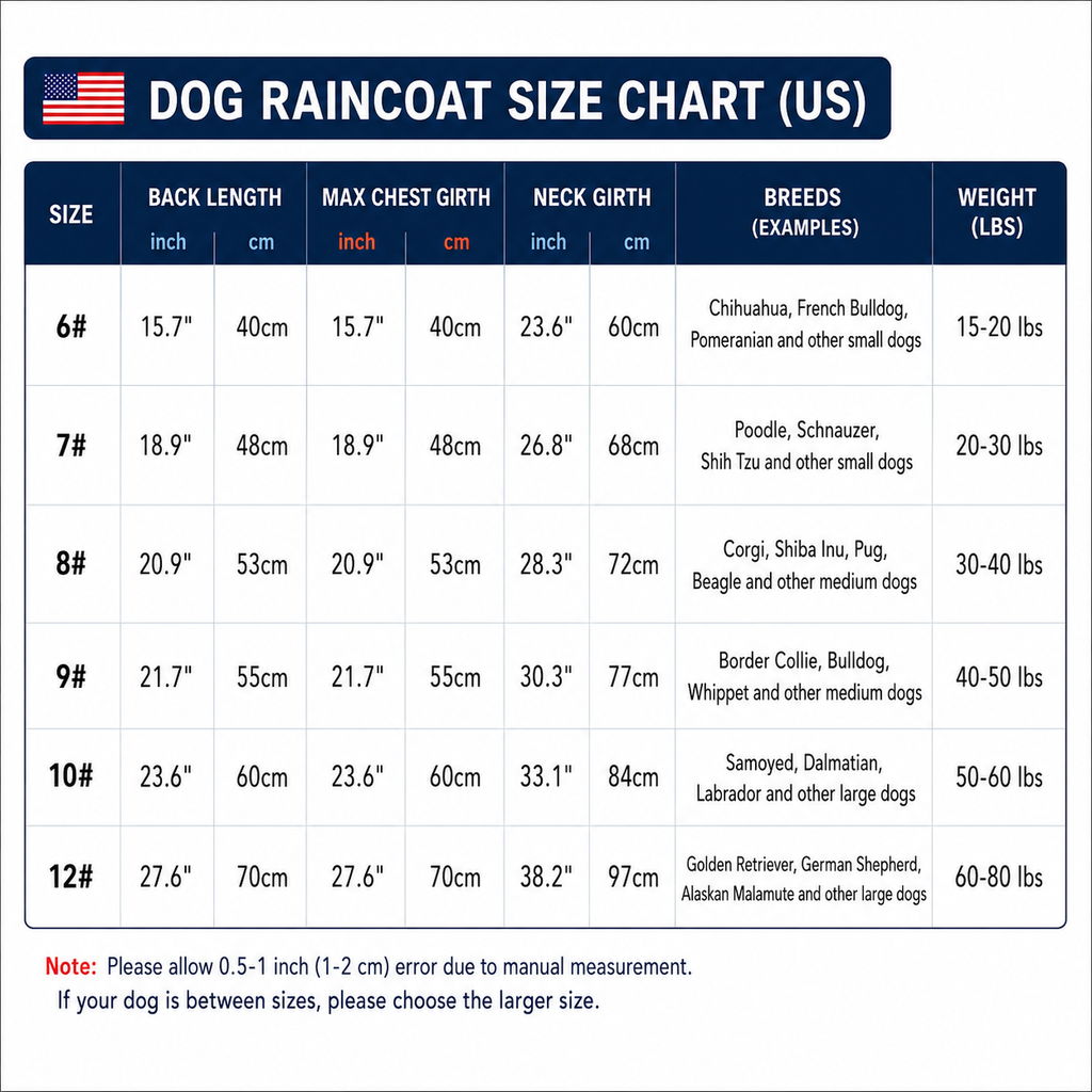 Waterproof Dog Raincoat with Hood – Hooded Rain Jacket for Large & Fluffy Dogs | HoppePet