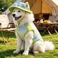 Dog Sun Protection Shirt & Bucket Hat Set – Matching Summer Outfit for Outdoor Adventures | HoppePet