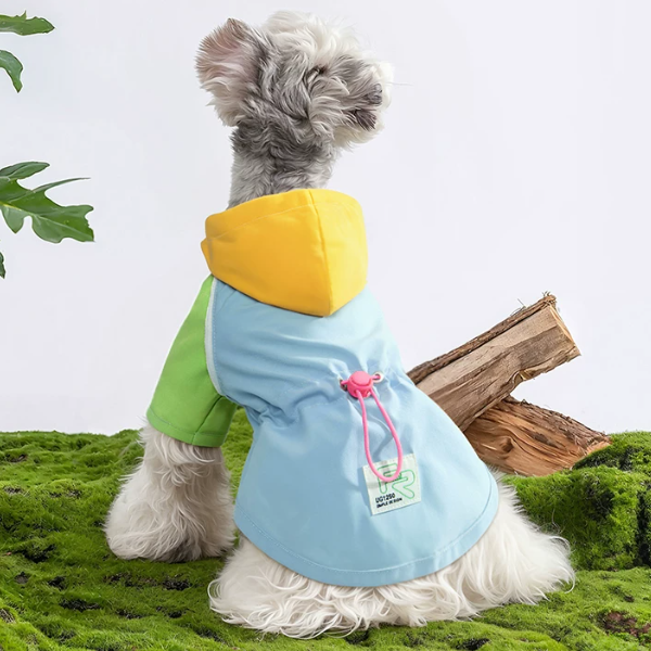 4-in-1 Dog Outdoor Jacket – Raincoat, Windbreaker & Sun Protection Lightweight Sportswear | HoppePet