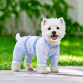 Ballet-Style Dog Sun Protection Suit – Cute Full-Body Pastel Onesie for Small Dogs | HoppePet