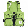Denim Dog Harness Vest – Adventure Utility Jacket with D-Ring | HoppePet