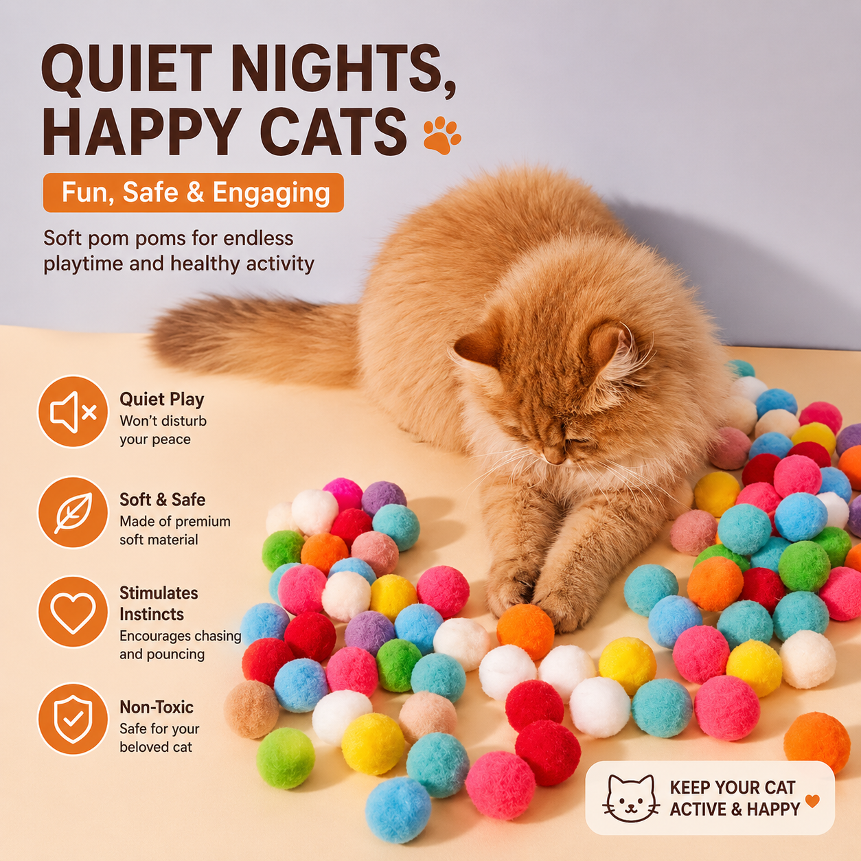 Interactive Plush Ball Pet Launcher