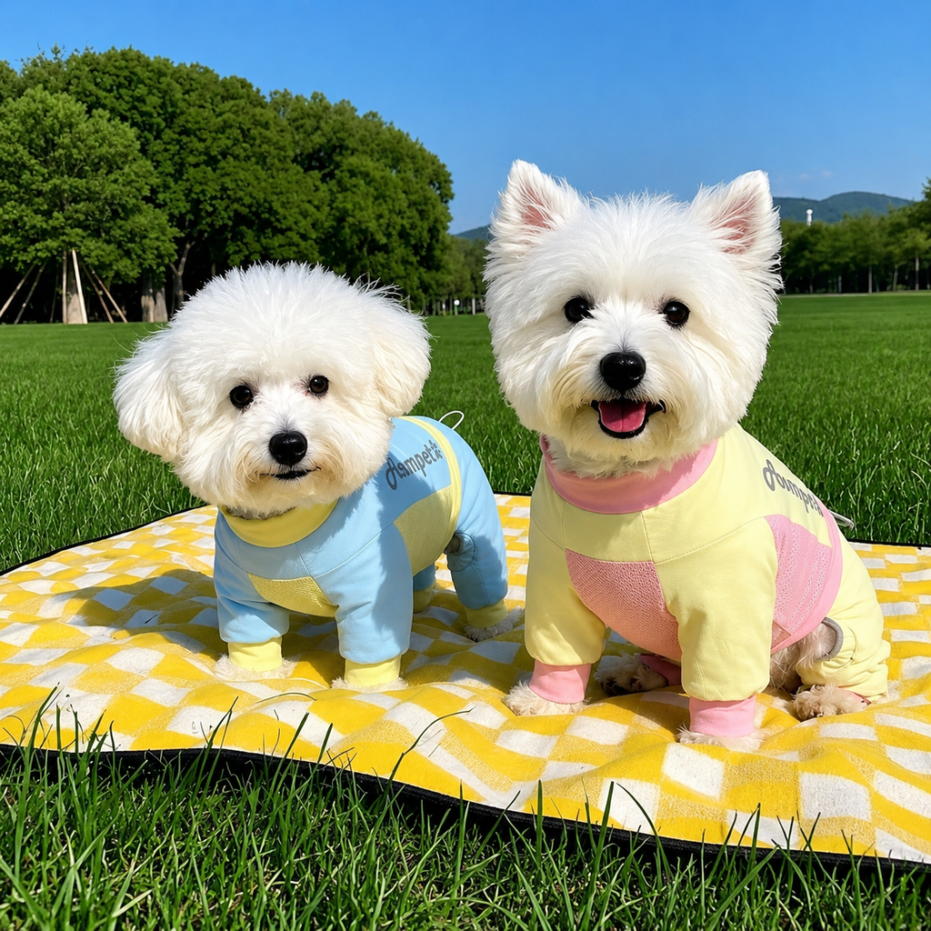 UV Protection Dog Sun Suit – Full-Body Breathable Mesh Jumpsuit with Bug & Sand Protection | HoppePet