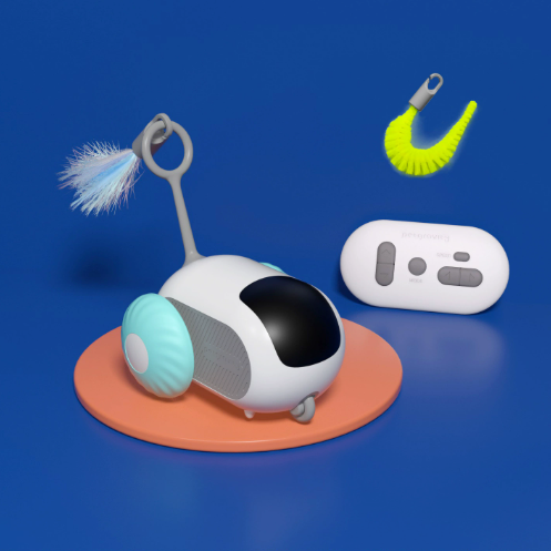 Smart Chase Pet Toy Car™ – Interactive Motion Toy for Cats & Small Dogs