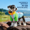 4-in-1 Dog Outdoor Jacket – Raincoat, Windbreaker & Sun Protection Lightweight Sportswear | HoppePet