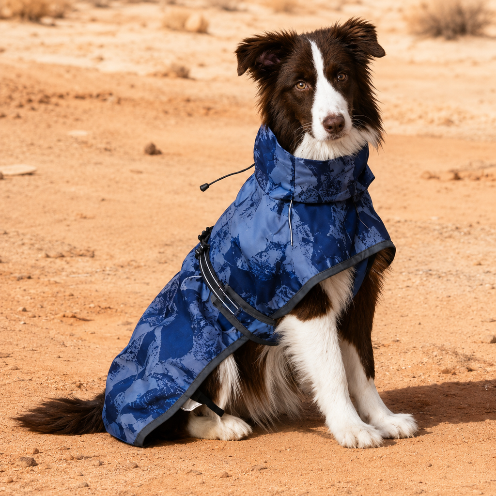 Waterproof Dog Raincoat – Camo Sport Rain Jacket with Reflective Trim | HoppePet